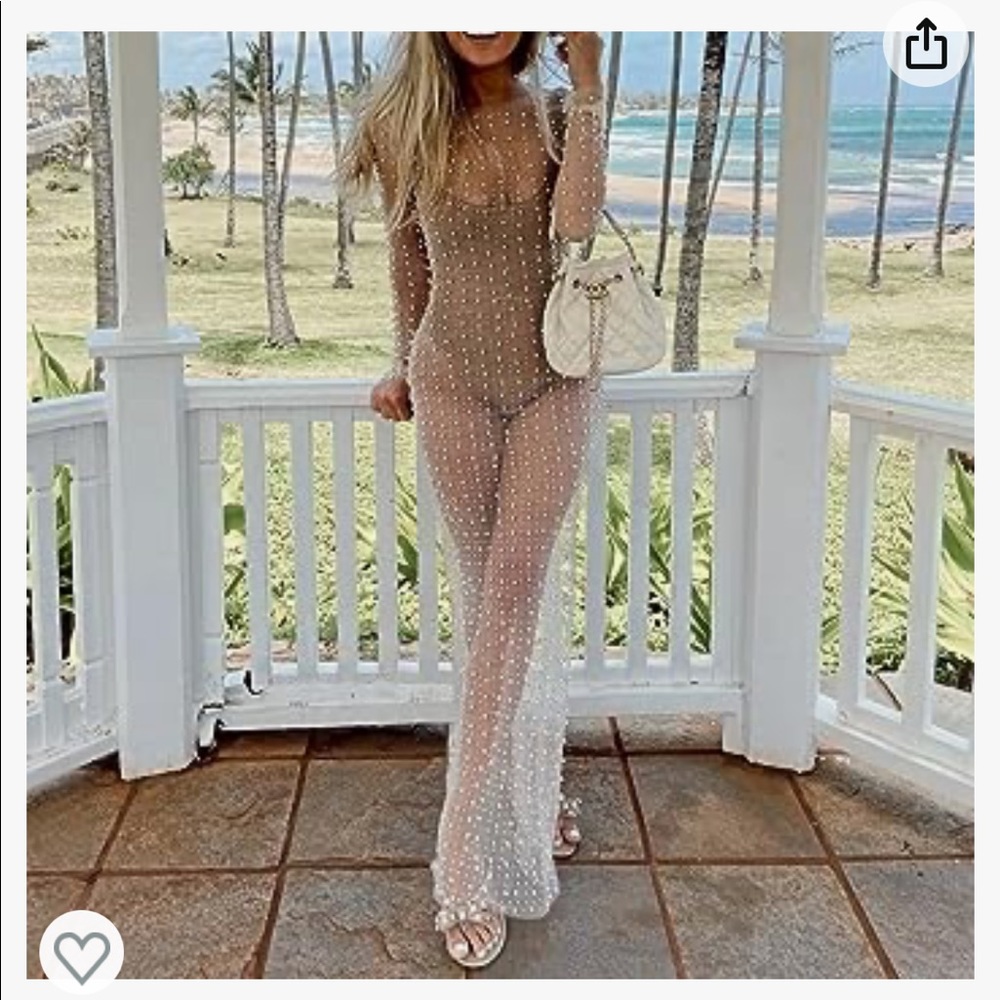 Pearl Maxi Coverup
